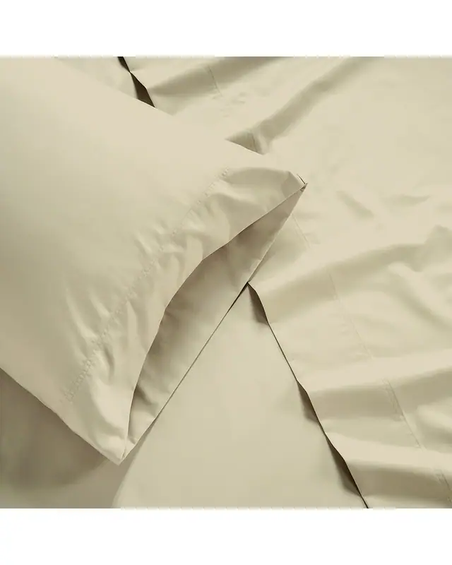 KATHY IRLAND 1000 FÄDEN ÄGYPTISCHE BAUMWOLLE REICHES LAKEN SET - ELFENBEIN - – neu – Möbel – überwiegend beige – Foto 1 von 4