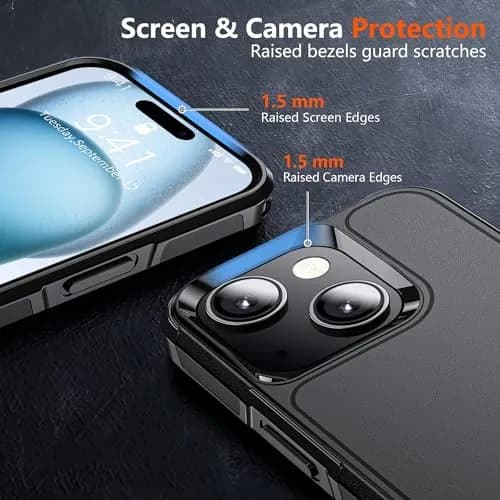 Aedilys Shockproof für iPhone 15 Hülle,[15 Fuß Militärqualität Fall - Schwarz – neu – Sonstiges – Foto 1 von 5