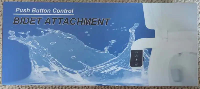 GENERISCHER DRUCKKNOPF STEUERUNG BIDET AUFSATZ - WEISS – neu – Haushaltsgeräte – Foto 1 von 2