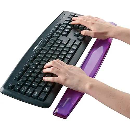 Fellowes Crystals Gel Tastatur Handballenauflage - Lila (91437) – neu – Computer & Zubehör – Foto 1 von 5