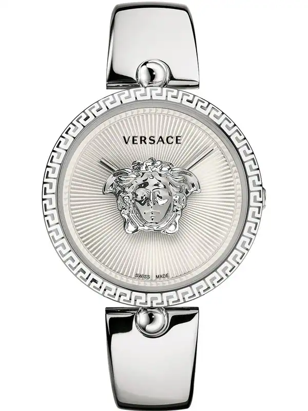 Versace VCO090017 Armbanduhr Palazzo 39mm Quarz Damen Weiß Silber 5 ATM – neu – Uhren & Schmuck – Foto 1 von 5