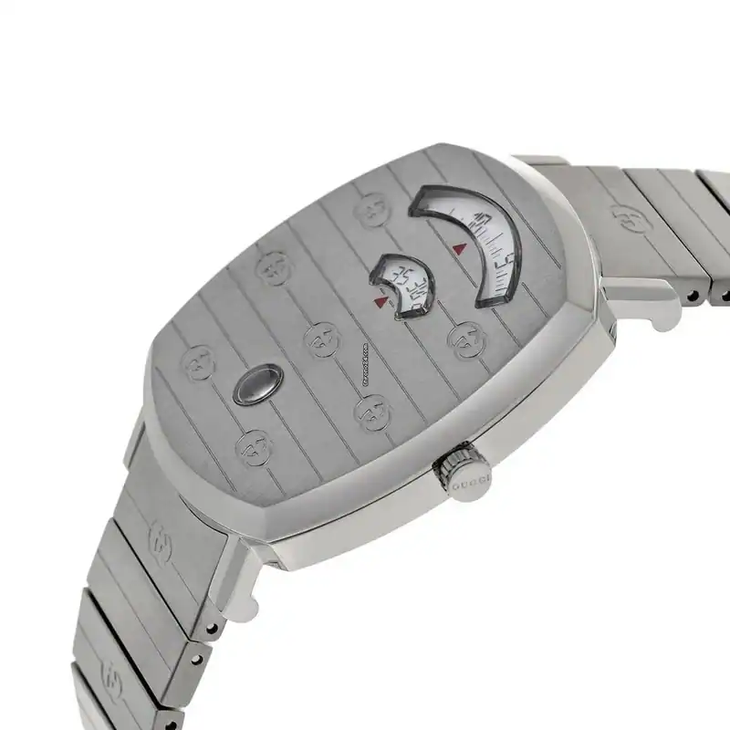 Gucci Grip Quartz Uhr 38mm - YA157410, Unisex, Gucci Uhr NEU, m Papieren, Rechn. – neu – Uhren & Schmuck – überwiegend weiß…