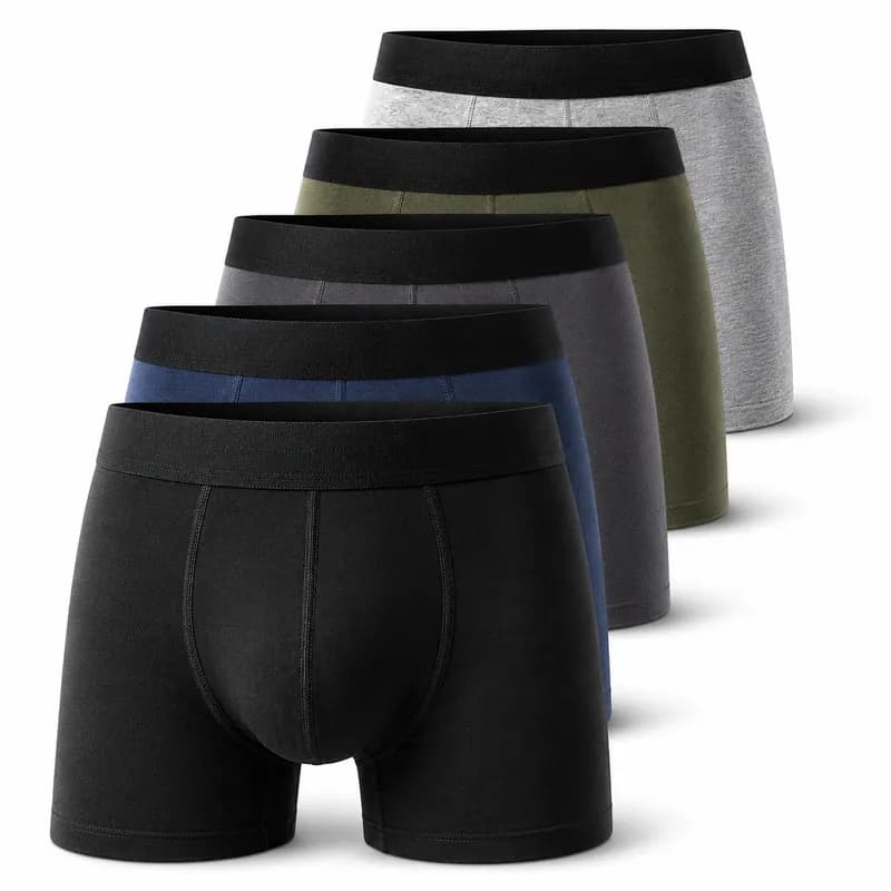 5 Herren Boxershorts Baumwolle S M L XL XXL XXXL Unterhosen Unterwäsche Boxer – neu – Herrenmode – überwiegend weiß – Foto…