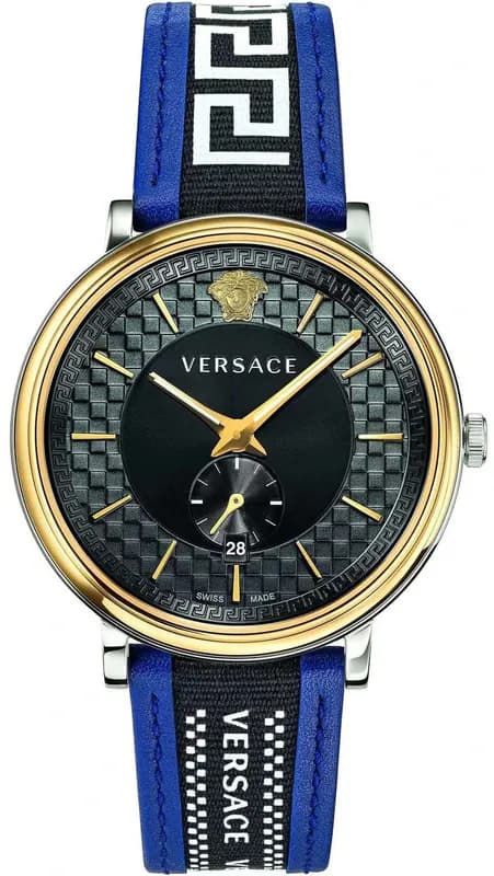 Versace V-Circle VEBQ01419 Quarzwerk Herren-Armbanduhr – neu – Uhren & Schmuck – überwiegend weiß – Foto 1 von 5