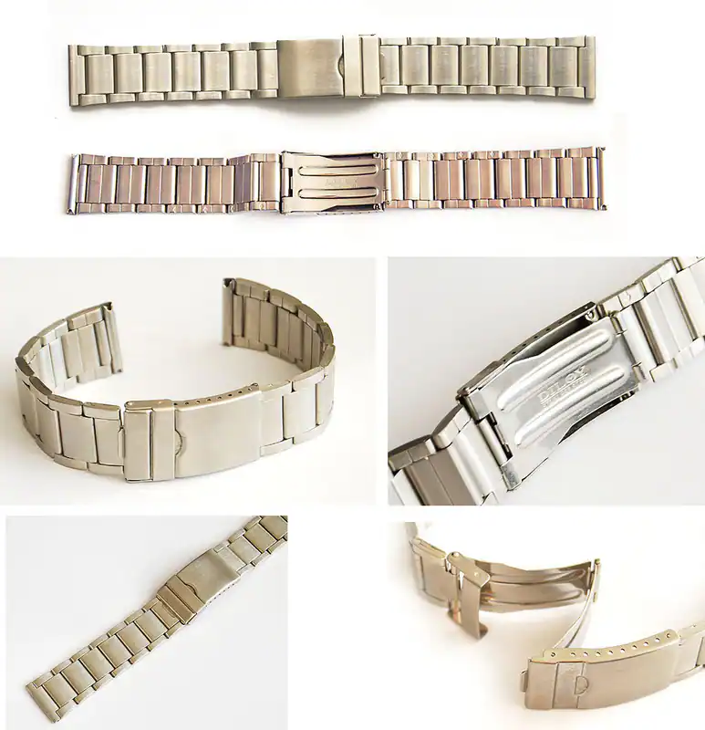 22 mm Uhrenarmband Edelstahl mit Sicherheits-Faltschließe neu – neu – Uhren & Schmuck – überwiegend weiß