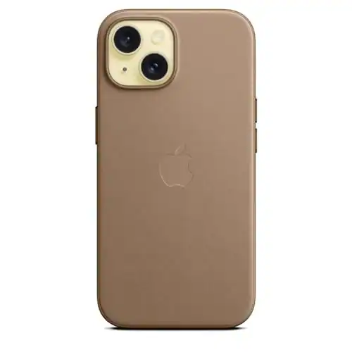 Apple iPhone 15 FineWoven Case mit MagSafe - Taupe – neu – Sonstiges – überwiegend weiß – Foto 1 von 5