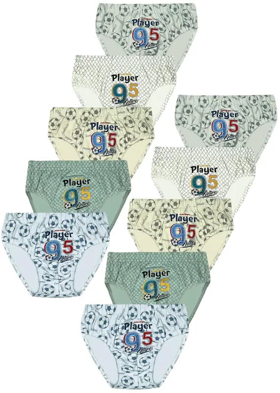 10 Jungen Slips Baumwolle Unterhosen Unterwäsche Knaben Unterhose Slip Shorts – neu – Sonstiges – überwiegend weiß – Foto 1…
