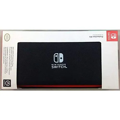 Nintendo Switch Schutzhülle Displayschutz Reinigungstuch - Schwarz – neu – Sonstiges – Foto 1 von 2