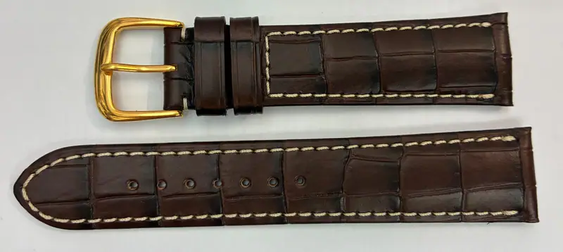 21 mm Union Glashütte/SA Echt Leder Uhrenarmband Dunkelbraun D610000115 – neu – Uhren & Schmuck – Foto 1 von 2