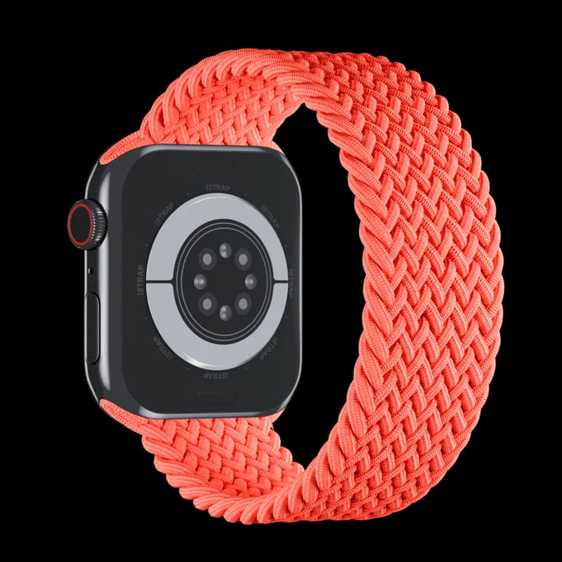 APPLE WATCH GEFLOCHTENES SOLO LOOP BAND 44MM, GRÖSSE 10 - ELECTRIC ORANGE – neu – Sonstiges – Foto 1 von 4