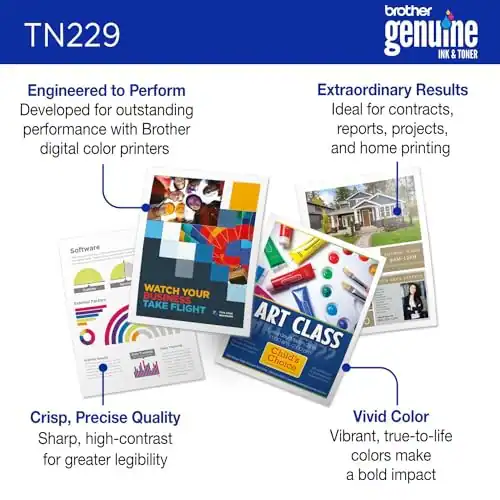 BRUDER ORIGINAL TN229Y GELB STANDARD ERGIEBIGKEIT DRUCKER TONERKASSETTE - - GELB – neu – Computer & Zubehör – Foto 1 von 5