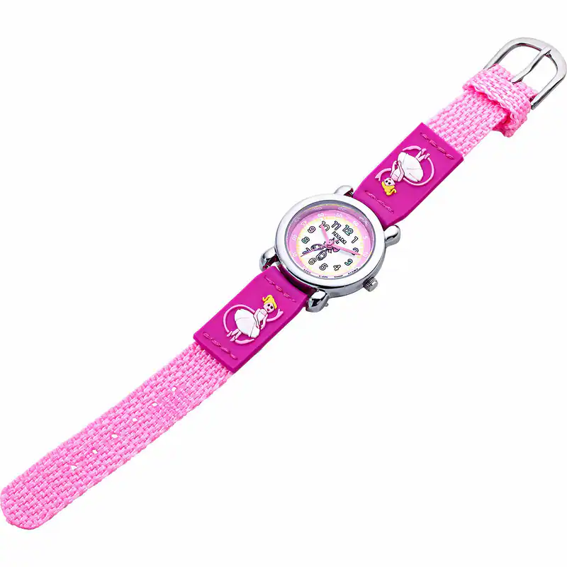 Rivado Kinderuhr Pink zum Lesen lernen gut geeignet Schulanfang arabische Zahlen – neu – Uhren & Schmuck