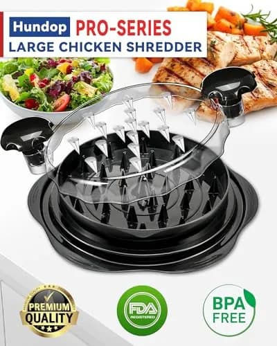 HUNDOP HÜHNERZERKLEINERER WERKZEUG TWIST FÜR KÜCHE, MANUELLES HUHN - ELEGANT – neu – Möbel – überwiegend weiß – Foto 1 von 5