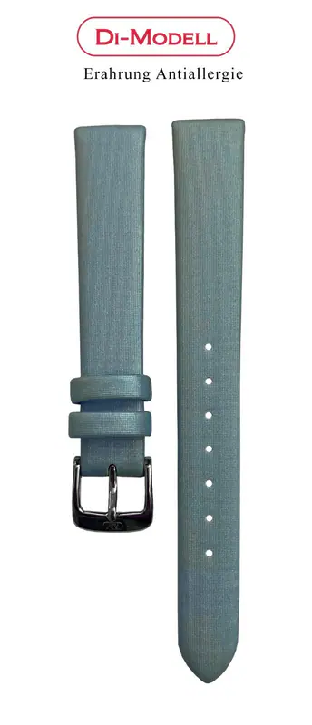 12-14mm Di-Modell Uhrenarmband Blau Antiallergie Kunststoff Textilstruktur/Leder – neu – Uhren & Schmuck – Foto 1 von 5