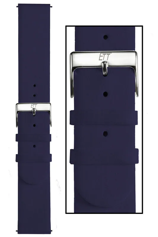 18 mm ECHT-LEDER Uhrenarmband Easy-Change, Nappa-Leder, blau - lila - rot – neu – Uhren & Schmuck – Foto 1 von 3