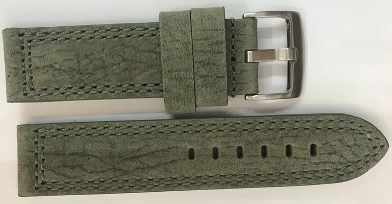 22 mm Leder Uhrenarmband Canyon wasserfest stabil olivgrün - graugrün – neu – Uhren & Schmuck – Foto 1 von 3