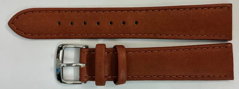 19mm Di-Modell Braun Soft-Leder Uhren-Armband Inox Schließe sehr gute Qualität – neu – Uhren & Schmuck – Foto 1 von 2