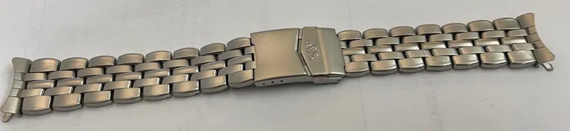 20mm Uhrenarmband aus Edelstahl mit runden Ansatzklammern OVD – neu – Uhren & Schmuck – überwiegend silber – Foto 1 von 5