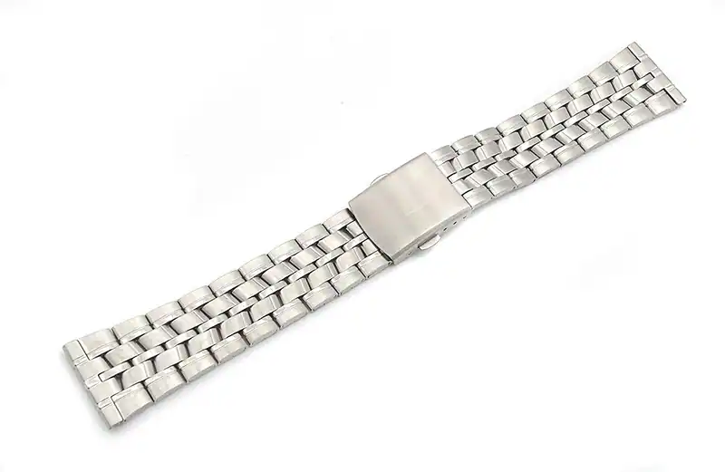 22 mm Uhrenarmband Edelstahl Gliederarmband fein Herrenarmband Cavadini – neu – Uhren & Schmuck – überwiegend weiß – Foto 1…