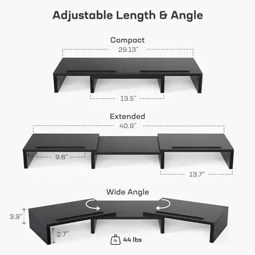 LORYERGO DUAL MONITORSTÄNDER FÜR SCHREIBTISCH, MONITORSTÄNDER MIT 2 SLOTS FÜR - – neu – Computer & Zubehör – überwiegend…