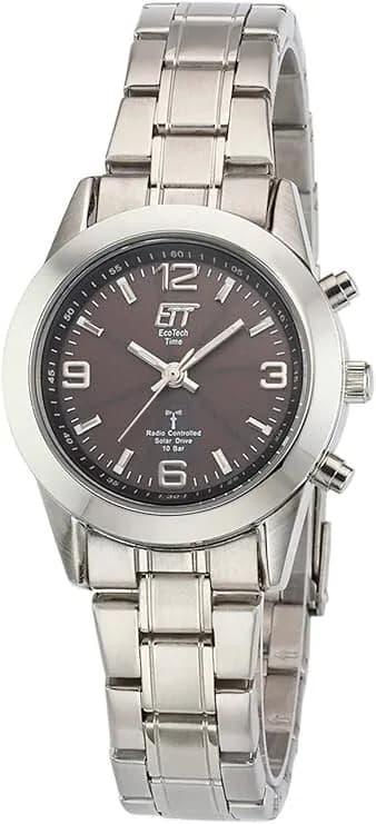 Damenuhr ETT Uhr Funk-Solar EcoTechTime 10Bar gut lesbar ELS-11269-21M Edelstahl – neu – Uhren & Schmuck – überwiegend weiß…