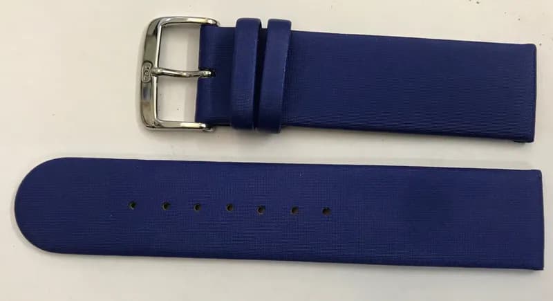 20mm Uhrenarmband Di-Modell blau anti-allergisch hochwertig aus Textil & Leder – neu – Uhren & Schmuck – Foto 1 von 2
