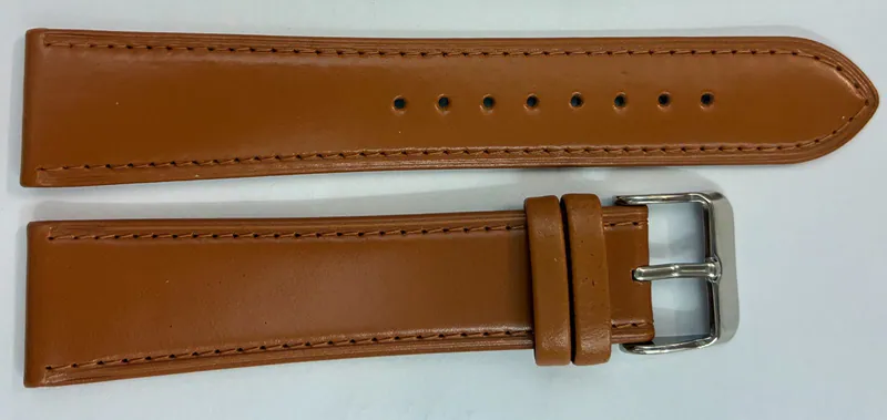 20 mm Junghans Max Bill Ersatzband Leder Braun glatt 1520 – neu – Uhren & Schmuck – Foto 1 von 2