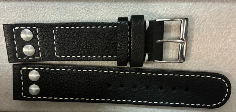 20mm Luxus Qualität Jürgen´s Leder Uhrenarmband handgefertigt in Deutschland – neu – Uhren & Schmuck – überwiegend schwarz…
