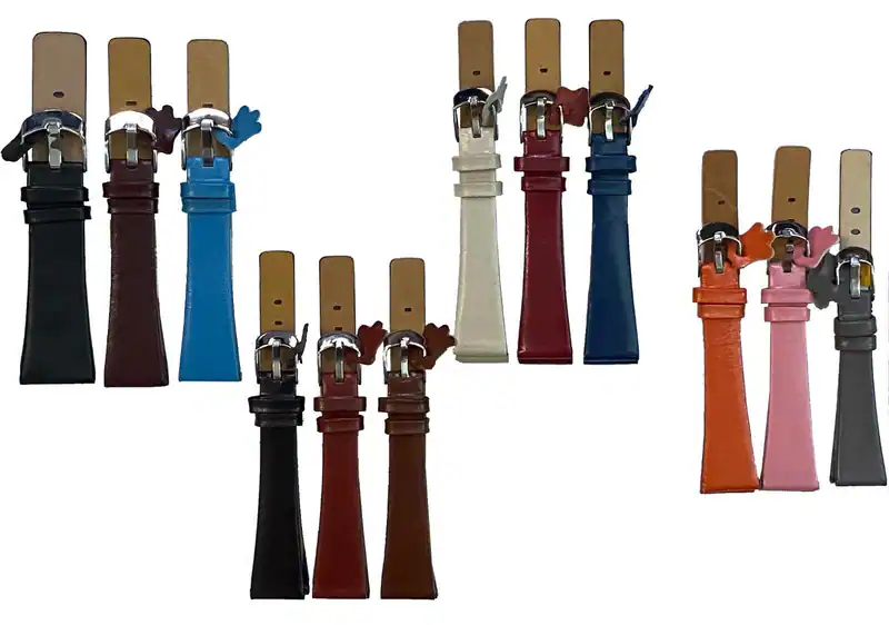 ECHTES- LEDER UHRENARMBAND DILOY STAHL SCHLIESSE Diloy – neu – Uhren & Schmuck – überwiegend weiß – Foto 1 von 5