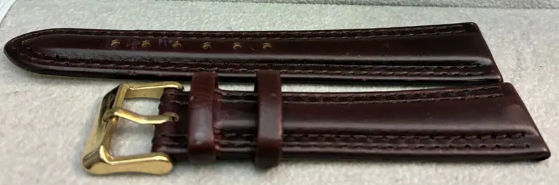 18 mm Cavadini Uhrenarmband rotbraun vergoldete Dornschließe Echt Leder – neu – Uhren & Schmuck – Foto 1 von 3