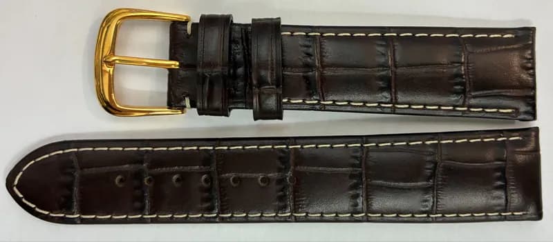20 mm Union Glashütte/SA Echt Leder Uhrenarmband Dunkelbraun D610001135 – neu – Uhren & Schmuck – Foto 1 von 2