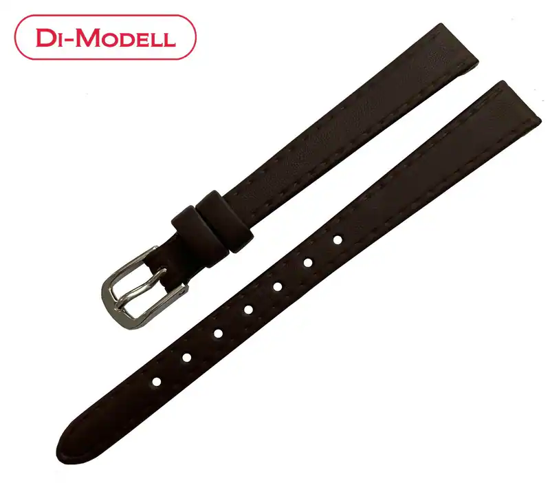 10 mm Echtes-Leder Uhrenarmband Di-Modell Gute Qualität Dunkelbraun – neu – Uhren & Schmuck – Foto 1 von 3
