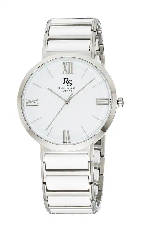 Herrenuhr Edelstahl Keramik Weiss RSLS-60843-60M Richter & Söhne germany – neu – Uhren & Schmuck