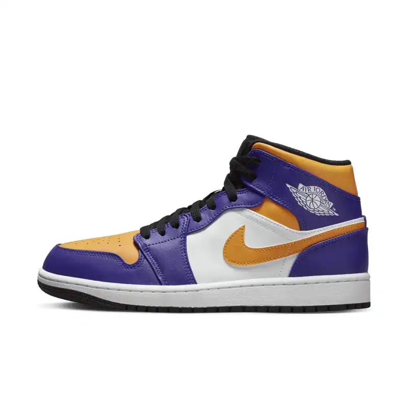 Nike Air Jordan 1 Mid Lakers Neu Gr. 40,41,42,43,44,45,46,47; DQ8426-517 – neu – Sonstiges – überwiegend weiß – Foto 1 von 3
