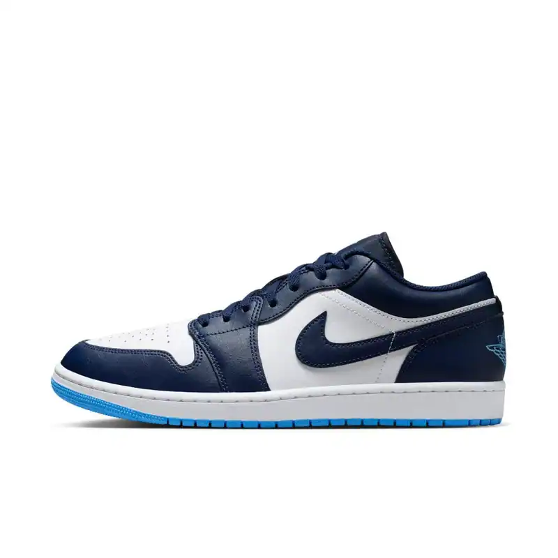 Nike Jordan 1 Low Weiß/Blau NEU Gr. 40,41,42,43,44,45,46,47 Sneaker Original – neu – Sonstiges – Foto 1 von 3