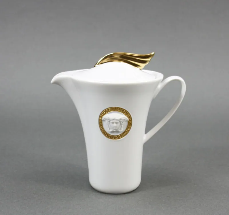 Rosenthal Versace Ikarus Médaillon Méandre d'Or Milchkännchen 6 Pers. – neu – Sonstiges – überwiegend grau – Foto 1 von 4