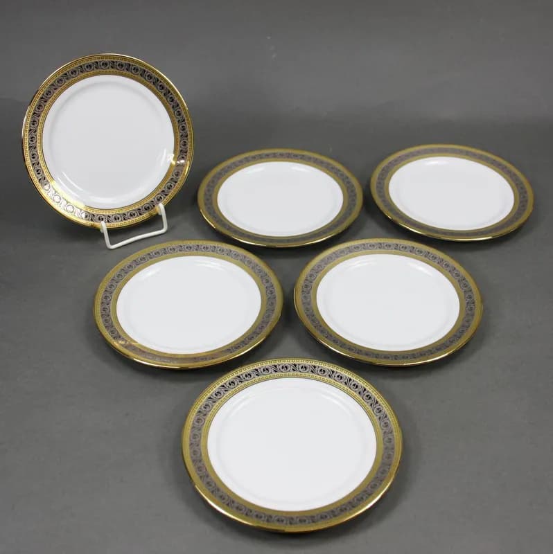 Rosenthal Aida Monaco 6x Brotteller 15 cm Ätzkante 1. Wahl – neu – Sonstiges – Foto 1 von 3