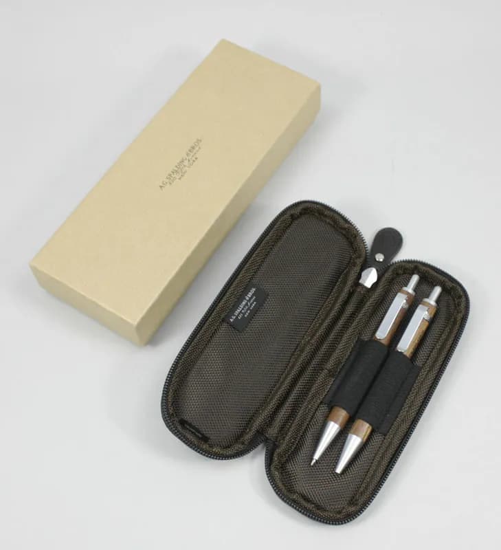 A.G.Spalding & Bros. Stifteetui wooden set Minenstift,Kugelschreiber U254 (108) – neu – Sonstiges – überwiegend beige…