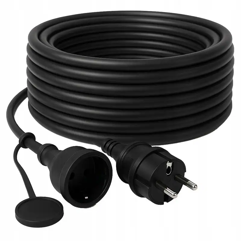 Verlängerungskabel 50m 3x2,5mm² Gartenkabel Baustellenkabel Stromkabel Schwarz – neu – Sonstiges – Foto 1 von 3