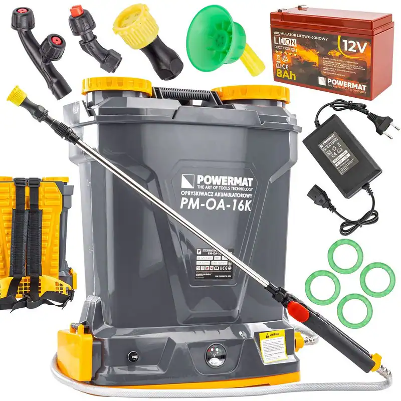 Akku Drucksprüher Gartenspritze Rückenspritze 16L Li-Ion 4 Düsen Set – neu – Sonstiges – überwiegend weiß – Foto 1 von 5