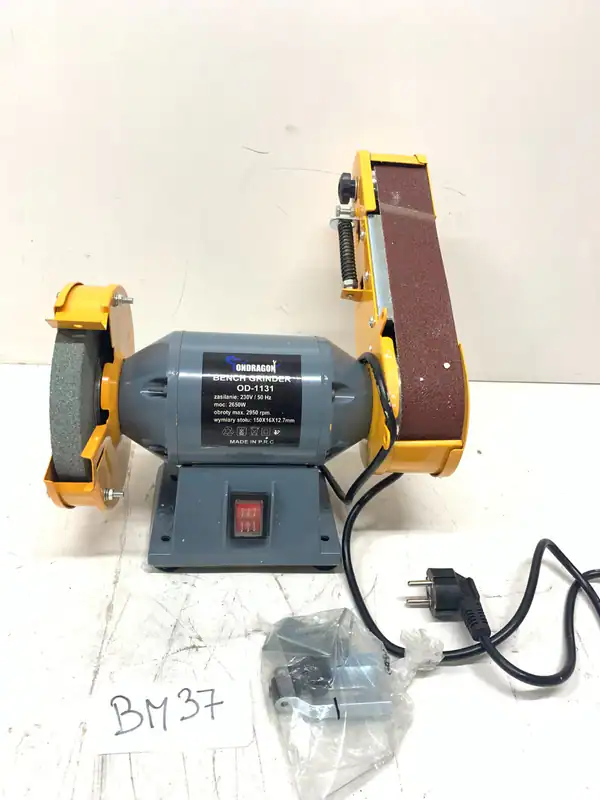 BM37 Bandschleifer Tischschleifer 2in1 2650W 2950U/min Schleifbock – neu – Sonstiges – überwiegend weiß – Foto 1 von 4