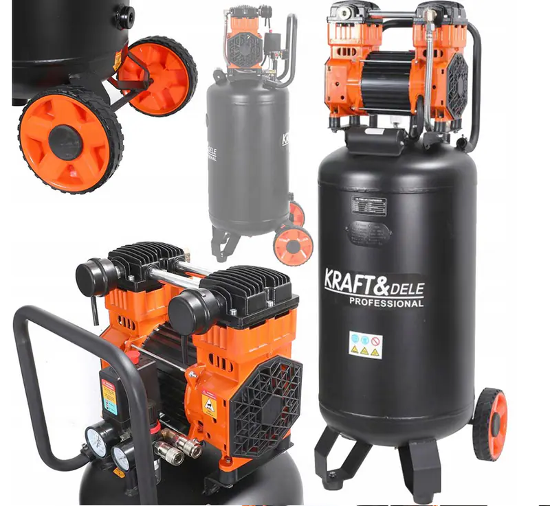 Ölfreier Vertikal Kompressor 100L 3kW 10 bar Luftkompressor Werkstatt Druckluft – neu – Sonstiges – überwiegend weiß – Foto…