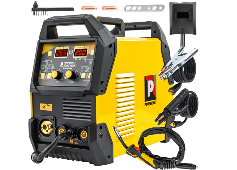 Inverter Schweißgerät MIG MAG MMA TIG Lift 200A Synergie Drahtvorschub 230V – neu – Sonstiges – Foto 1 von 5