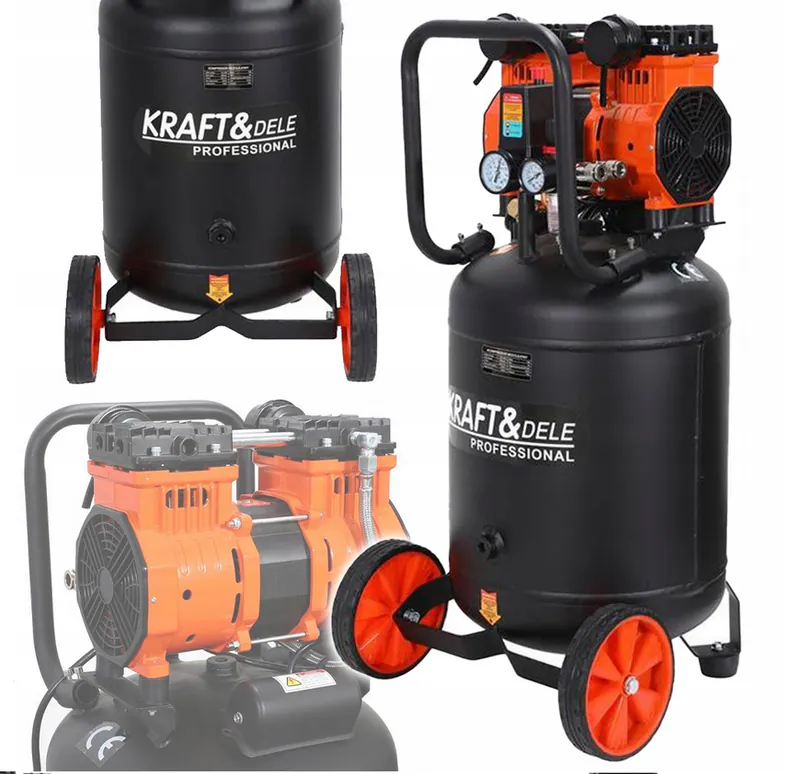 KD1388 Ölfreier Kompressor 50L Vertikal 2000W 8bar 230V – neu – Sonstiges – überwiegend weiß – Foto 1 von 4
