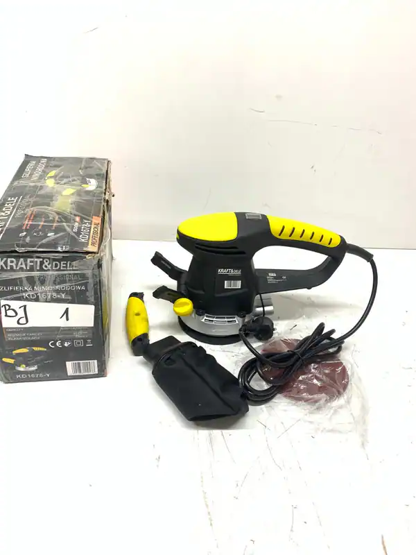 BJ1 Exzenterschleifer 1200 W 125 mm 4000-14000 U/min Schleifmaschine Polierer – neu – Sonstiges – überwiegend weiß – Foto 1…