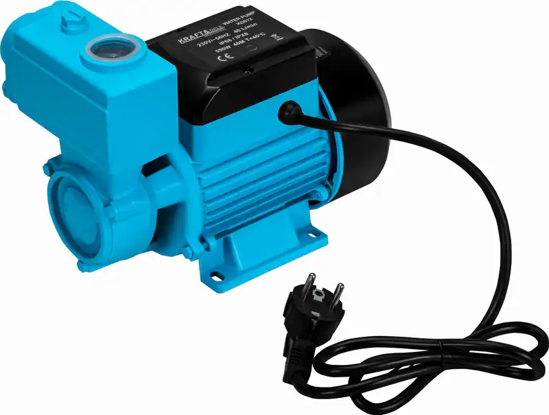Wasserpumpe Hauswasserpumpe 550W 40 l/min Druckpumpe Garten Brunnen 40m 230V – neu – Sonstiges – überwiegend weiß – Foto 1…