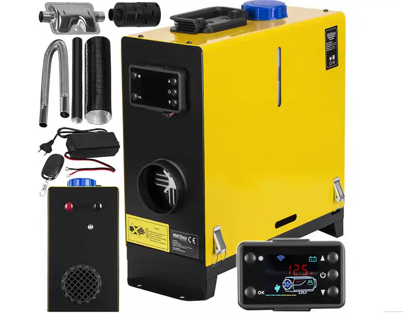 Dieselheizung Standheizung Ölheizung Luftheizung 9kW LCD Fernbedienung Set – neu – Sonstiges – überwiegend weiß – Foto 1…
