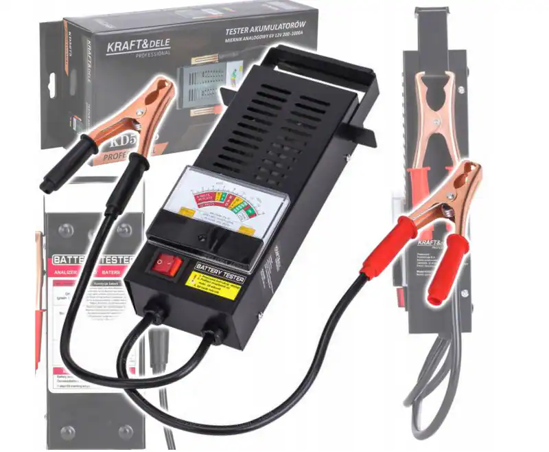 Analog-Tester Batterietester 6/12V CCA 200-1000A für Autobatterie KFZ LKW – neu – Autos – überwiegend weiß – Foto 1 von 5