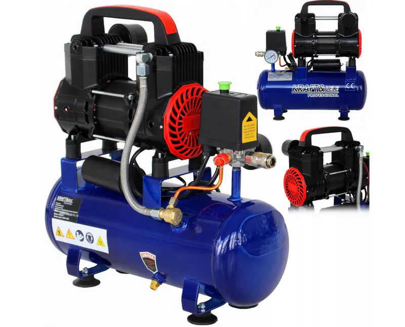 Druckluftkompressor Kompressor ölfrei 9L 1200W 230V 220L/min Luftkompressor – neu – Sonstiges – überwiegend weiß – Foto 1…
