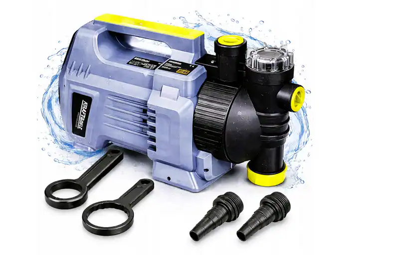Gartenpumpe Wasserpumpe 1500W 4700L/h Druckpumpe Bewässerung 50m 5bar – neu – Sonstiges – überwiegend weiß – Foto 1 von 5